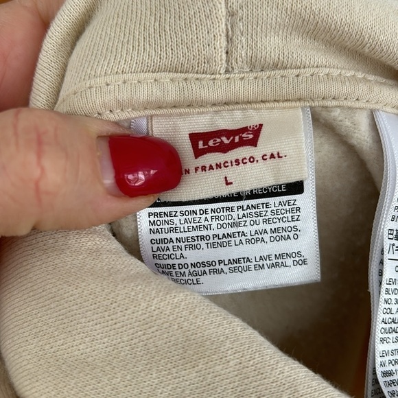 Levi's crop hoodie sweatshirt - Picture 4 of 9